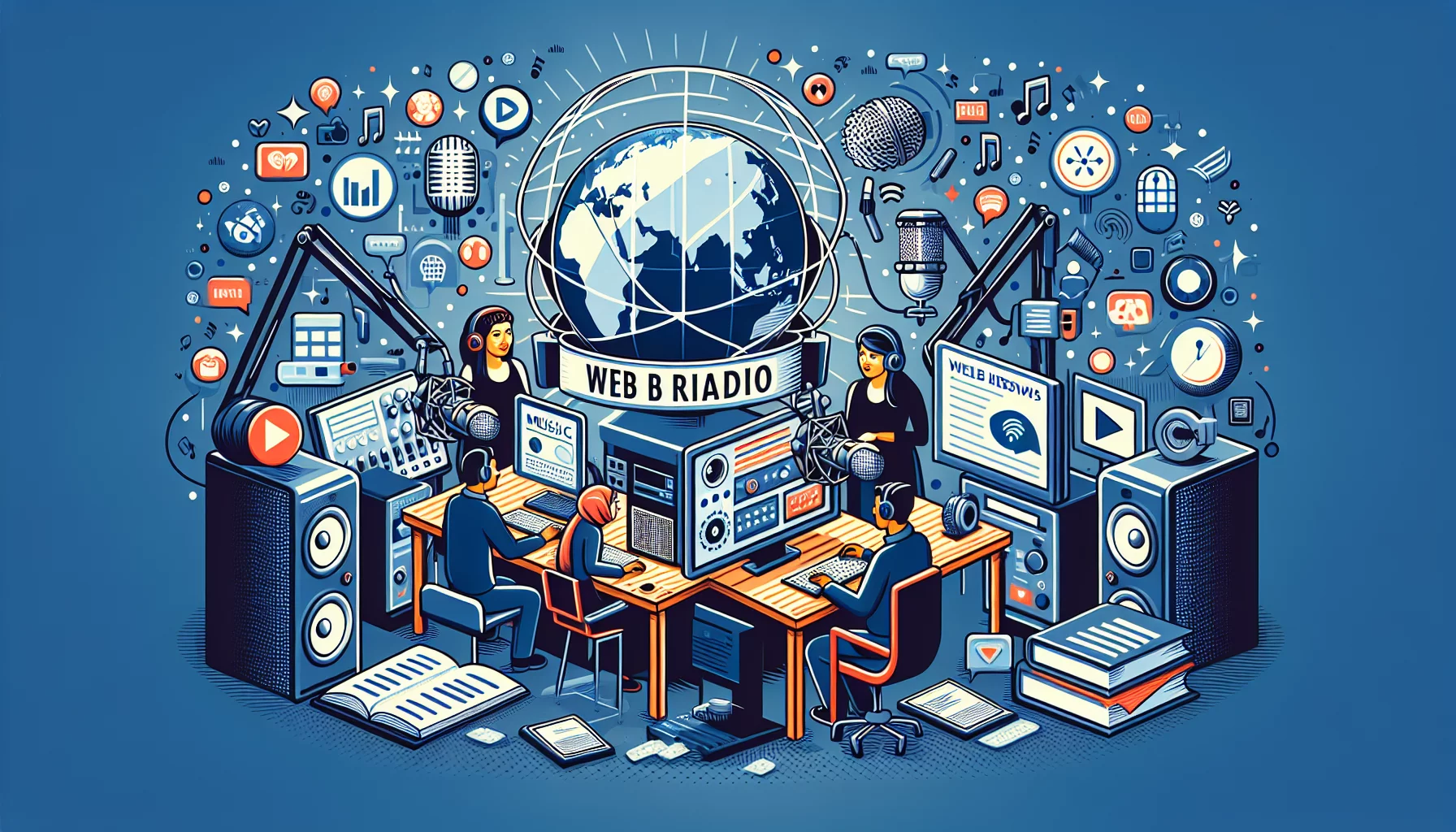 Comment faire pour créer des émissions de webradio thématiques?