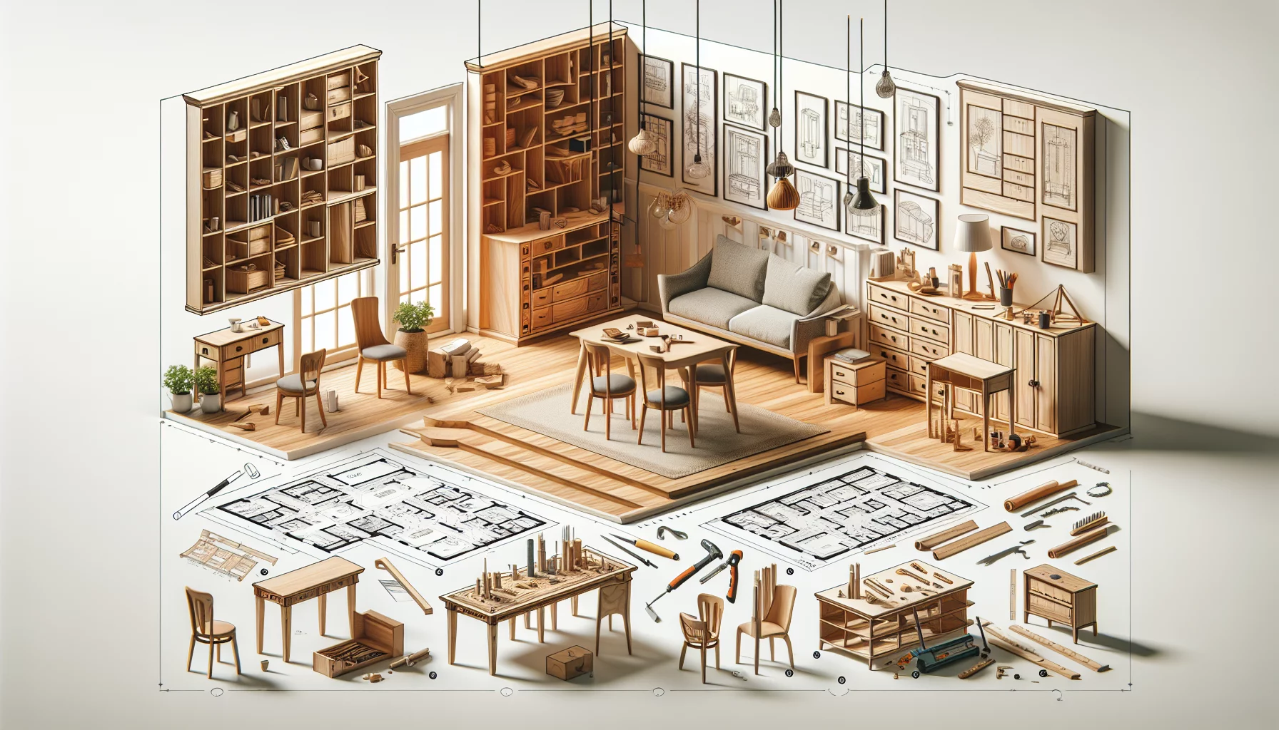 Créer des meubles sur mesure : conseils de conception et construction