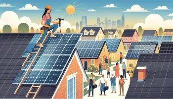 Des économies durables avec l'installation de panneaux solaires par un couvreur certifier