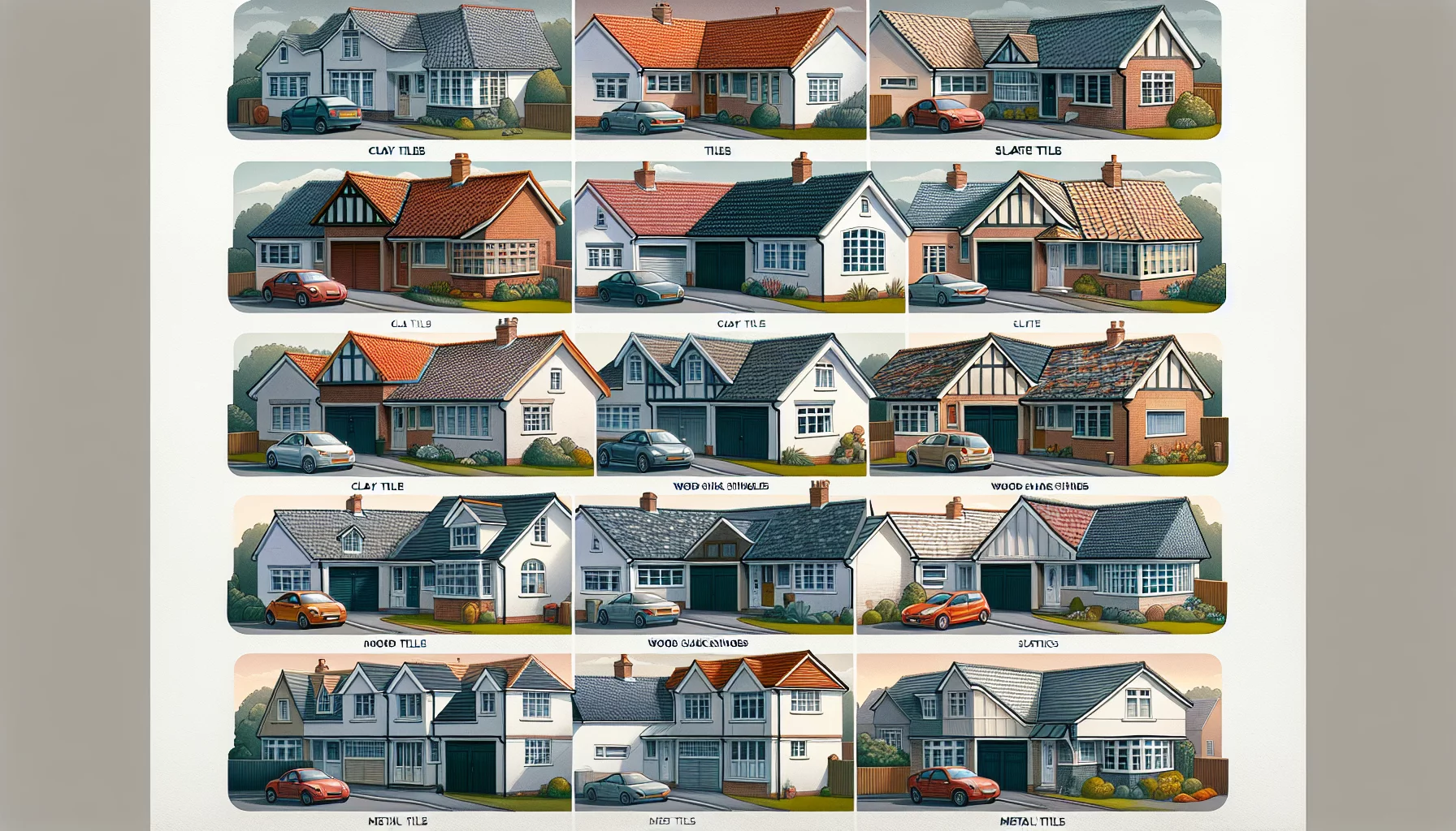 Différents types de tuiles et leur impact sur l'esthétique de votre maison