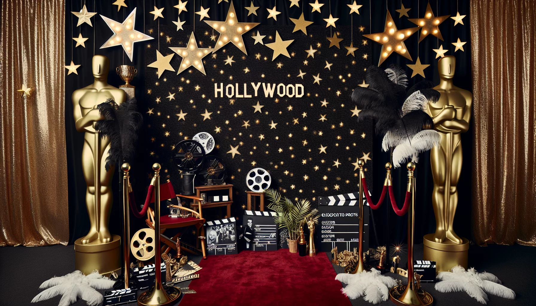 Flair Hollywoodien : Thèmes de Photobooth Inspirés du Cinéma