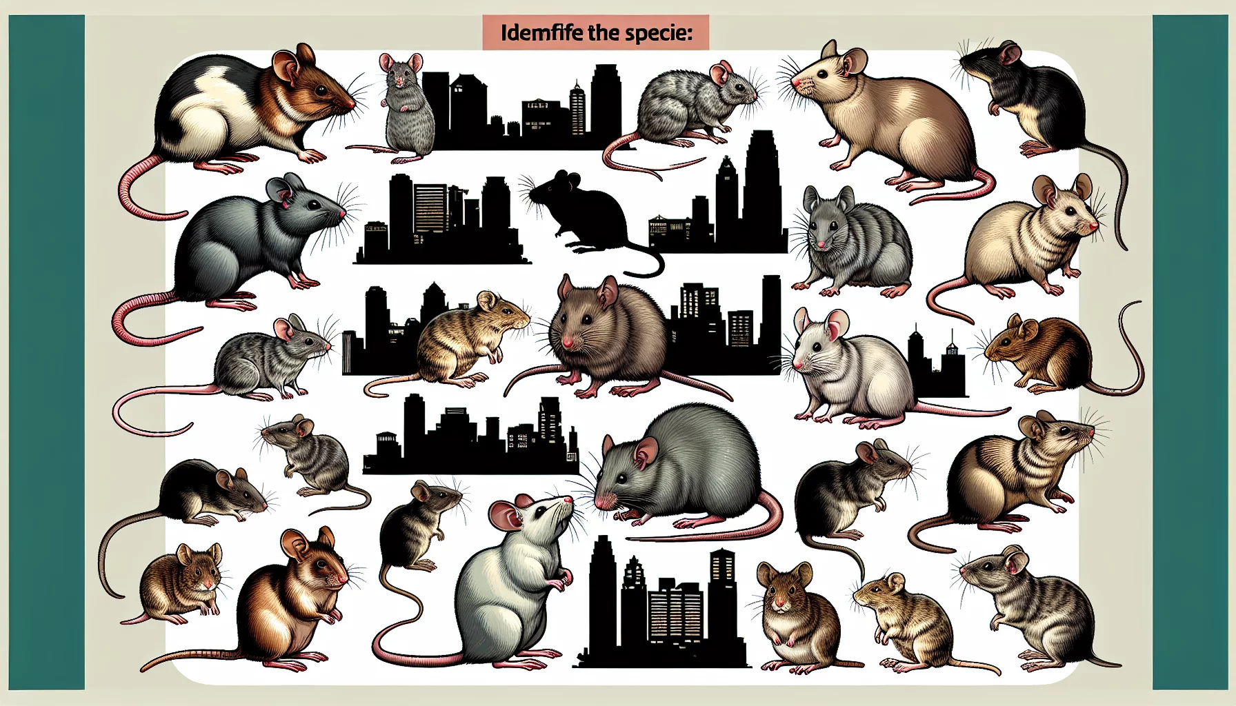 Identifier les espèces : Les différentes sortes de souris en milieu urbain
