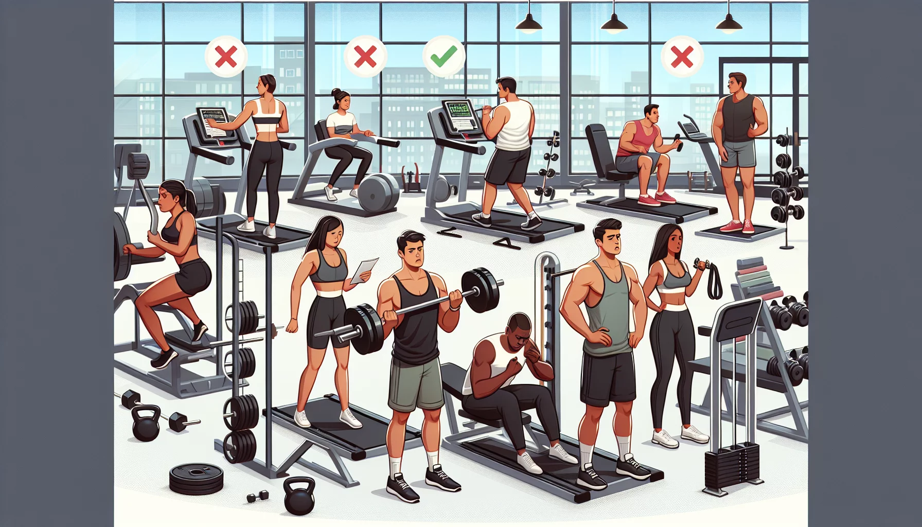 Les erreurs courantes en salle de gym qui freinent votre perte de poids
