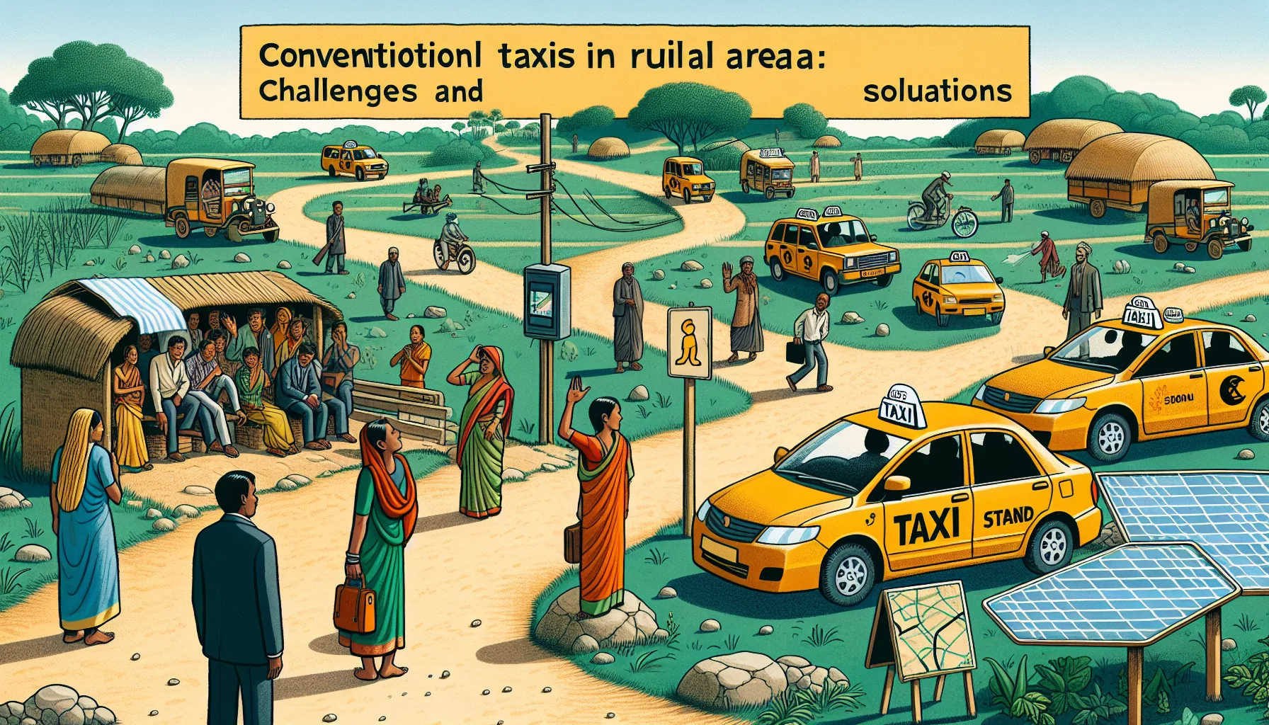 Les taxis conventionnés dans les zones rurales : enjeux et solutions
