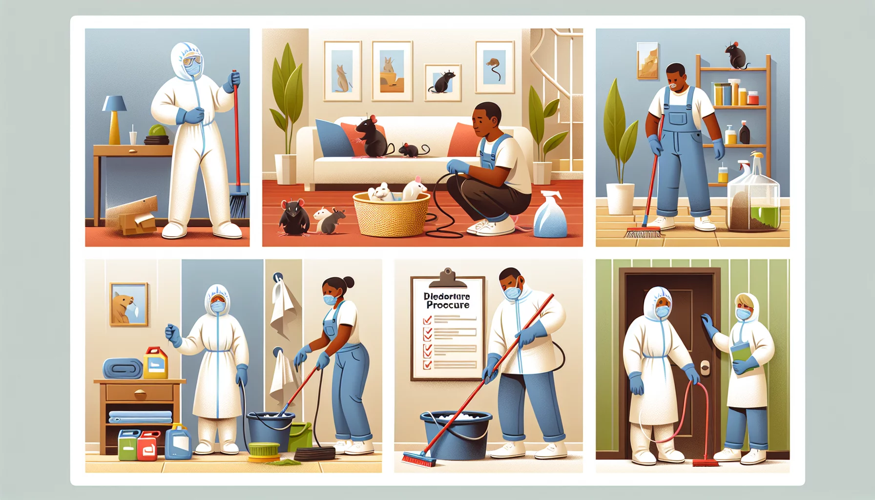 Nettoyage post-dératisation : Procédures pour une maison saine