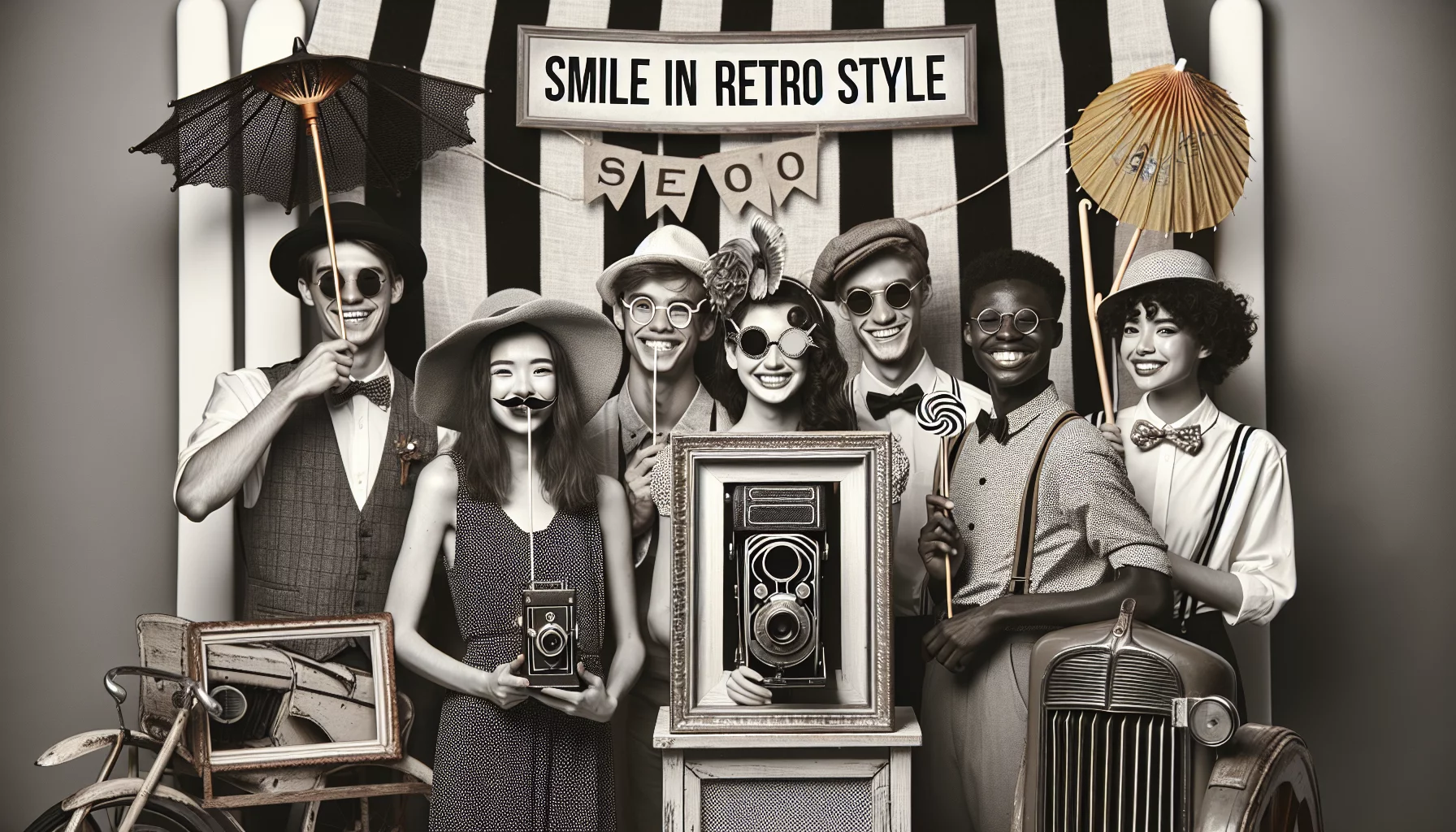 Souriez en Style Rétro : Idées de Thèmes Vintage pour Votre Photobooth