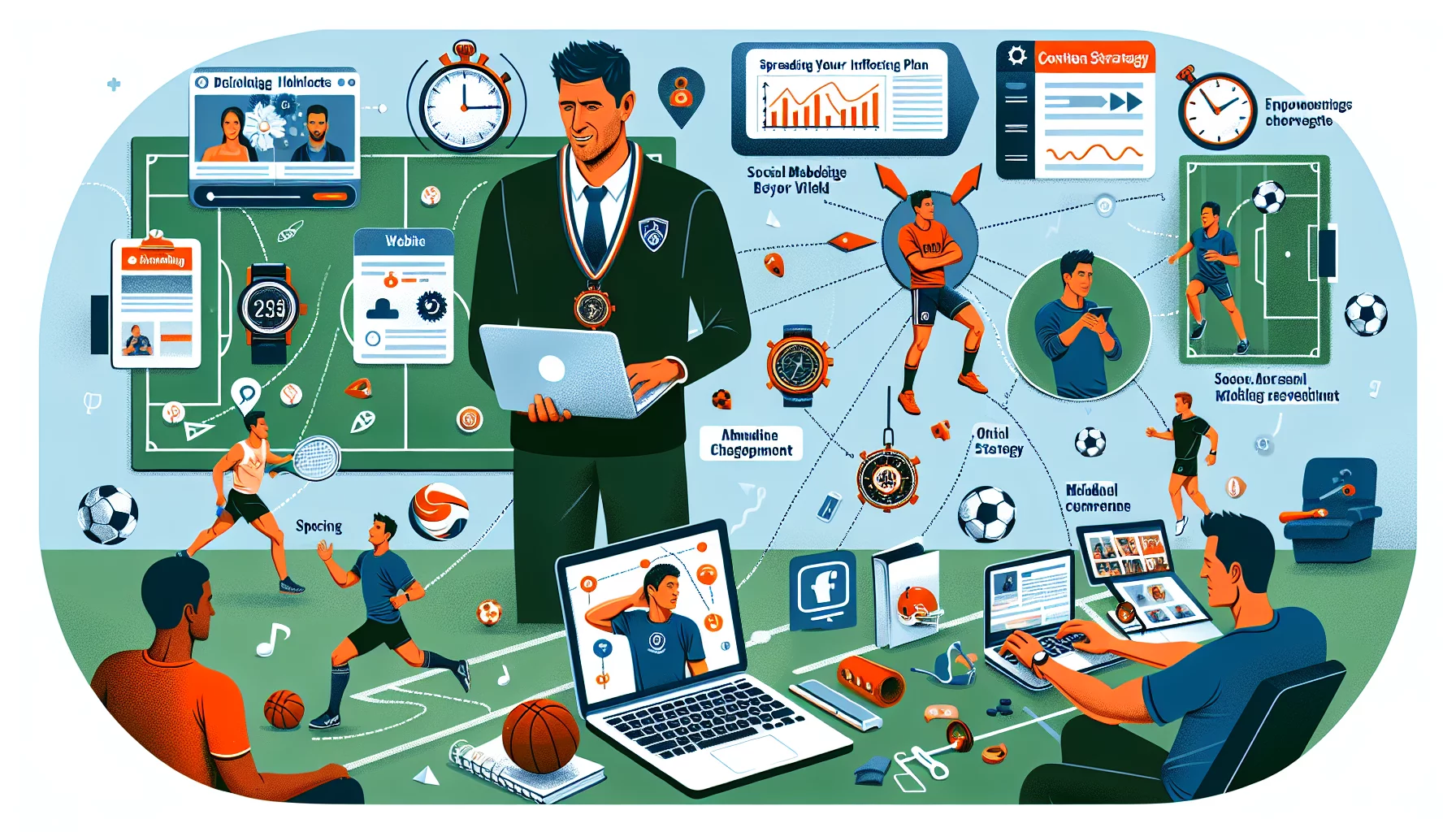 Stratégies de marketing numérique pour les coachs sportifs : Étendre votre influence au-delà du terrain