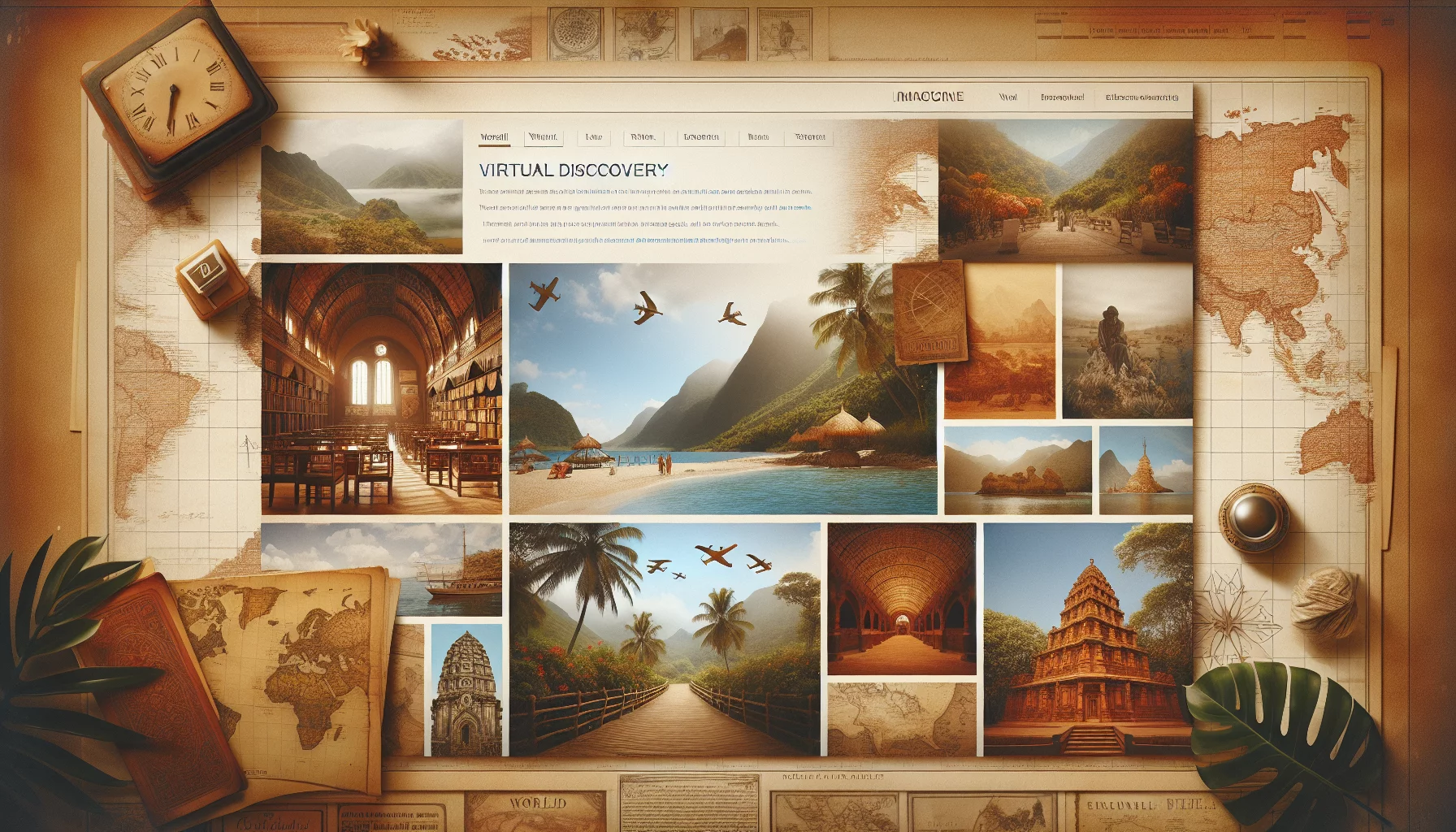 Tourisme Virtuel : Site Web Immersif de Découverte Culturelle et Touristique